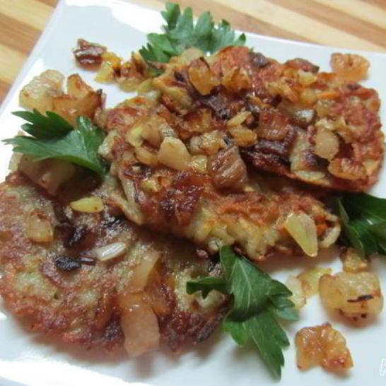 Рецепт драников со шкварками