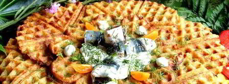 драники в вафельнице. Шаг 19