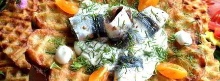 драники в вафельнице. Шаг 22