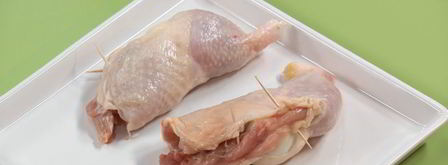 фаршированный окорок и драники. Шаг 3