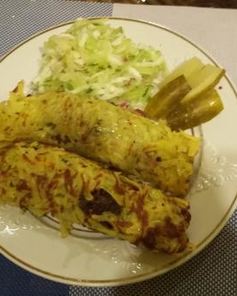 Фаршированные картофельные драники