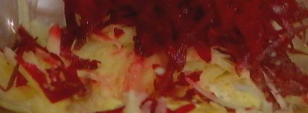 картофельно-свекольные драники с сыром бри. Шаг 5