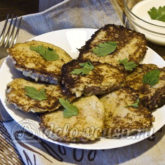 Рецепт картофельных драников с мясом