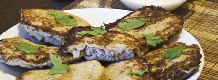 картофельные драники с мясом. Шаг 13