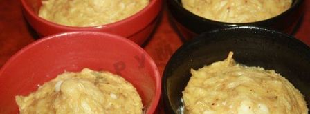 картофельные колдуны с сосисками и сыром в микроволновке. Шаг 8