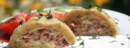 картофельные колдуны с сосисками и сыром в микроволновке. Шаг 9