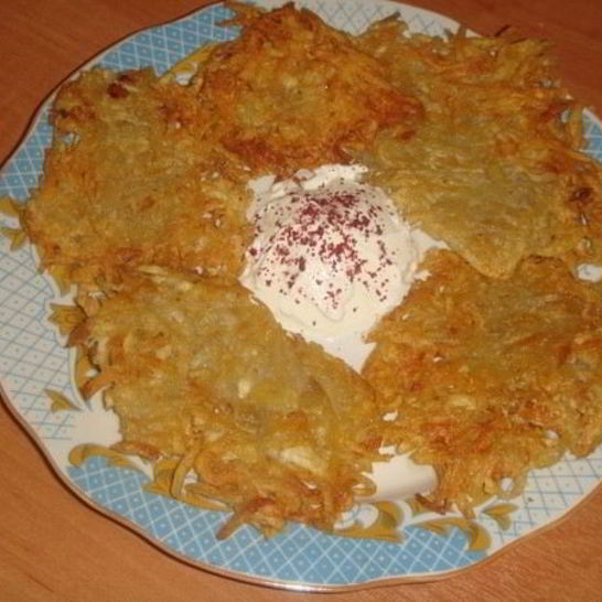 Рецепт хрустящих картофельных оладий-драников