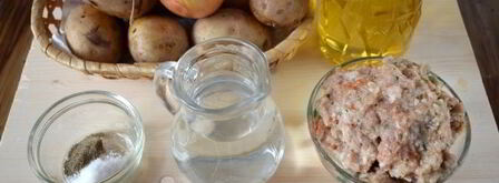 колдуны из картофеля с фаршем в духовке. Шаг 5