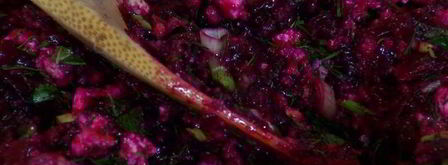 свекольные драники с брынзой. Шаг 6