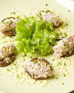 Форшмак с плавленым сыром и морковью