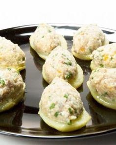 Запеченный форшмак на картофельных медальонах