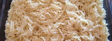 фестонате с фрикадельками в сливках и под сыром. Шаг 3