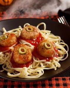 Фрикадельки с болоньезе из маслин