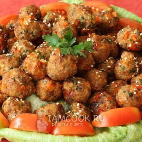 Рецепт фрикаделек с булгуром по-арамейски