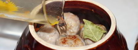 фрикадельки с картофелем в горшочках. Шаг 10