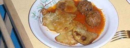 фрикадельки с печеным картофелем. Шаг 75