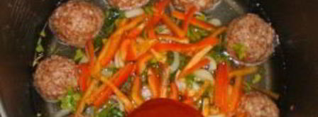 фрикадельки в мультиварке. Шаг 4