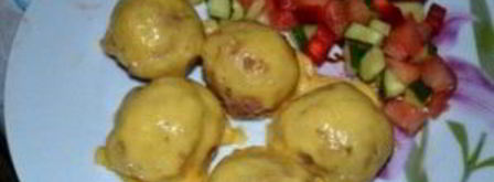 фрикадельки в сырной шубке. Шаг 10