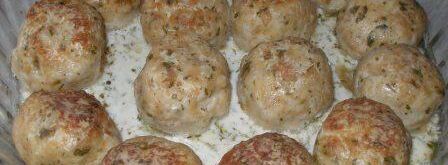 индюшачьи фрикадельки с лимоном в йогуртовом соусе. Шаг 6