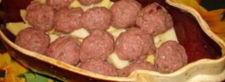 картофель с фрикадельками. Шаг 6