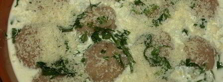 куриные фрикадельки, запеченные в сливках. Шаг 9