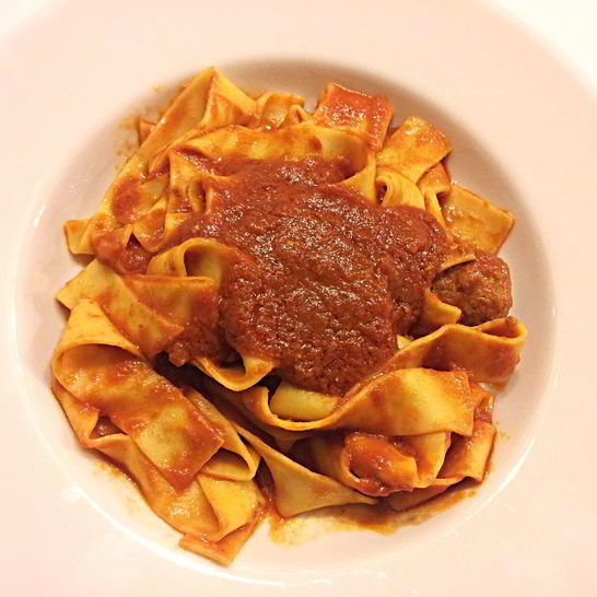 Рецепт пасты паппарделле с фрикадельками