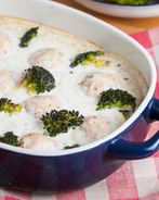 Рыбные фрикадельки в сметанном соусе