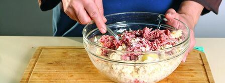 шашлычки с фрикадельками в соусе терияки. Шаг 3