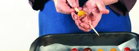 шашлычки с фрикадельками в соусе терияки. Шаг 5