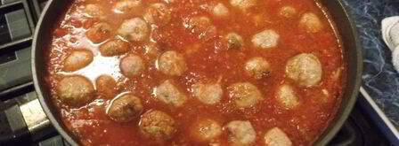 спагетти с фрикадельками. Шаг 4