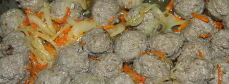 закуска из грибов с фрикадельками. Шаг 7