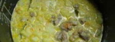 картофель с говядиной в мультиварке. Шаг 13