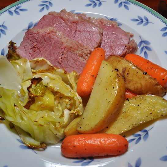 Рецепт картофеля с капустой в духовке