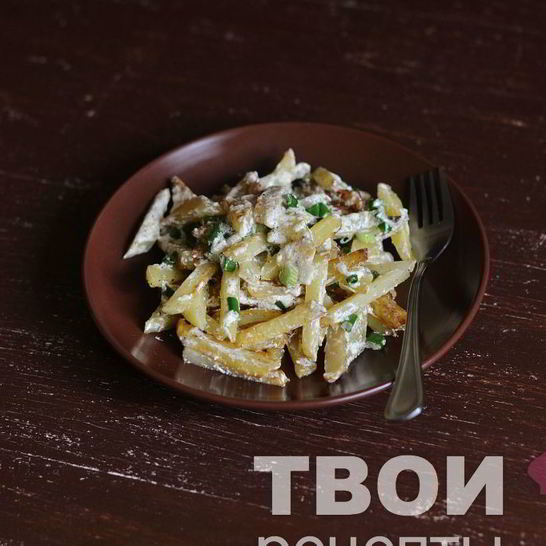 Рецепт картофеля в сметане