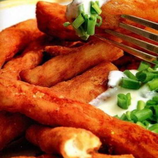 Рецепт картофельных крокетов под соусом