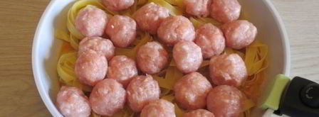 лапша с фрикадельками. Шаг 9