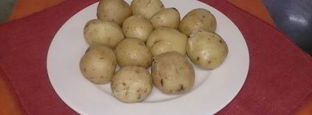 печеный картофель с беконом, зеленым луком и чесноком. Шаг 4