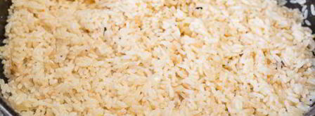 рис с куриной печенью и грибами. Шаг 7