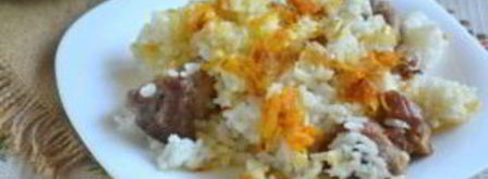 рис с мясом в духовке. Шаг 9