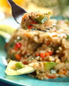 Рис с овощами по-мексикански