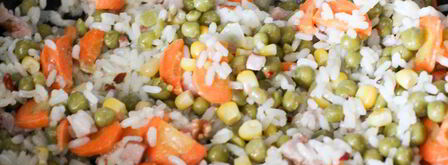 рис с зеленым горошком. Шаг 9