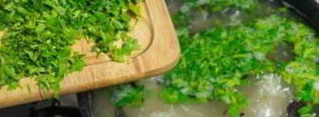 рис с зеленью. Шаг 3