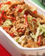 Жареный рис с курицей по-китайски