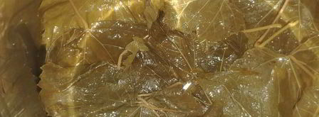 азербайджанская долма в виноградных листьях. Шаг 7