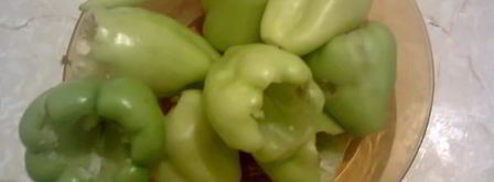 долма с баклажаном и болгарским перцем. Шаг 4