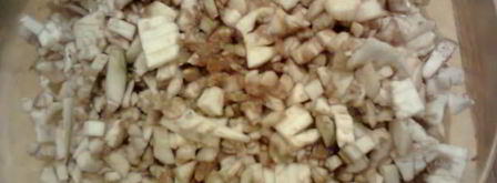 долма с баклажаном и болгарским перцем. Шаг 6