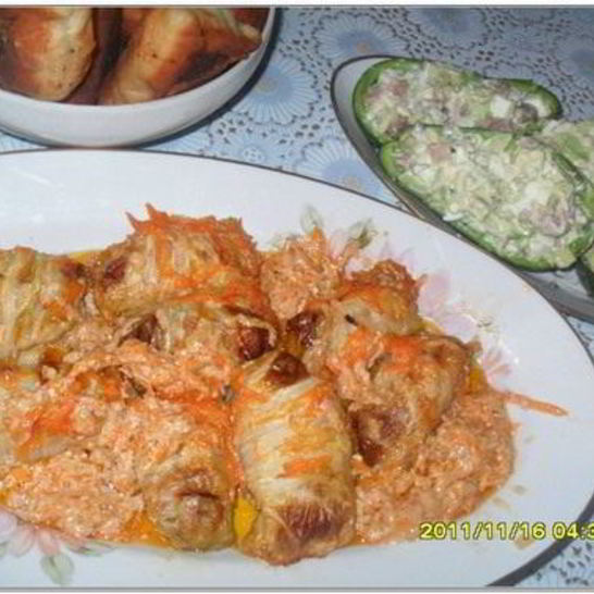 Рецепт голубцов из китайской капусты