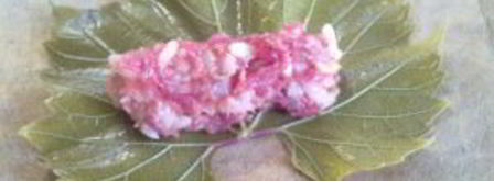 голубцы из виноградных листьев. Шаг 9