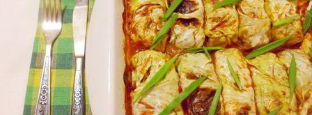 голубцы с консервированной фасолью и грибами. Шаг 12