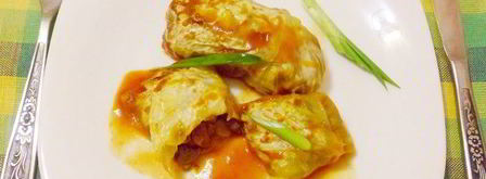 голубцы с консервированной фасолью и грибами. Шаг 14